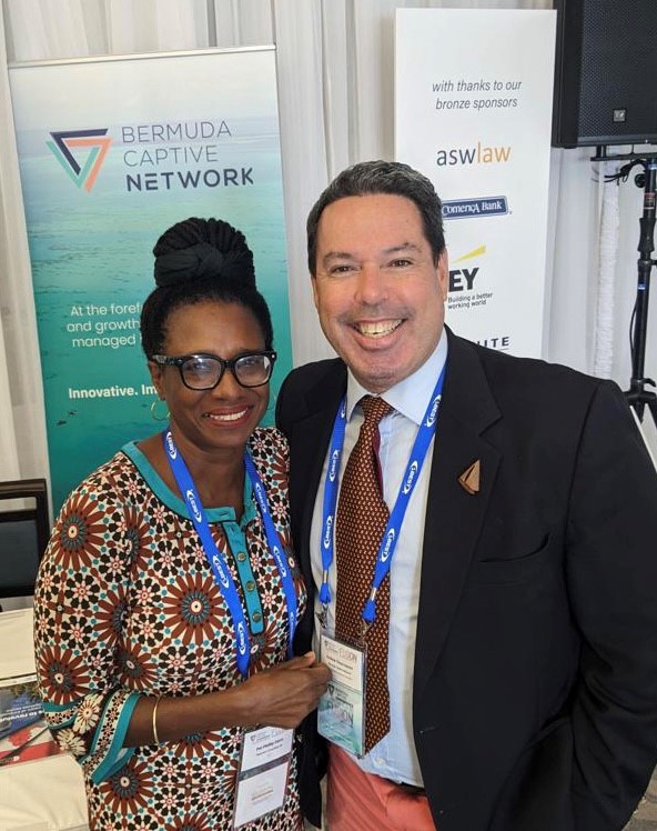 AV attending 2022 Bermuda Captive Conference